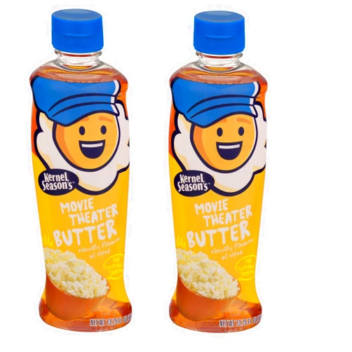 Kernel Season's KERNEL SEASONS Movie Theater Butter Popcorn Popping & Topping Oil, 13.75 Oz (Pack of 2) 13.75 Fl Oz (Pack of 2)
