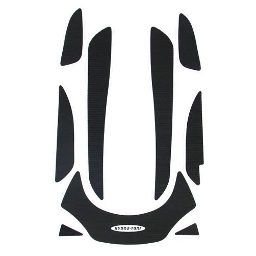Hydro-Turf jet ski mats for SeaDoo GTI 4-Tech 2006-2008 / GTI, GTI SE 130 & 155, Wake 155 2009-2010 (Black Cut Groove)