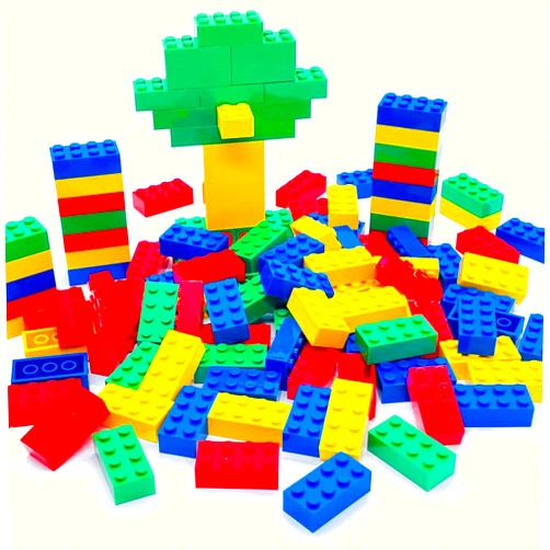 Taken All 120Pieces Classic Building Bricks Blocks Toy Set 2x4 MOC Building Basic Bricks Parts and Pieces Compatible with Major Brands STEM Creative Construction Toys for Kids 6+ (Red, Yellow, Blue, Green)