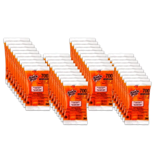 3M Scotch-Brite Griddle Cleaning, Quick Clean Liquid 700-40, 3.2 Oz Packet, 40/Pack, Heavy Duty, Cleans in 3-5 Minutes, for Baked on Food and Cooking Oils, Use on Hot or Cool Griddle