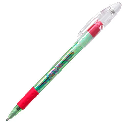 Pentel Krazy Pop Iridescent Gel Pen, (1.0mm) Bold line, Green & Metallic Red Ink (K91-DBD)