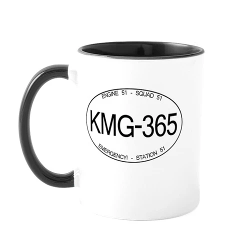 CafePress KMG 365 Squad 51 Emergency Mug 11 oz (325 ml) Ceramic Coffee Mug