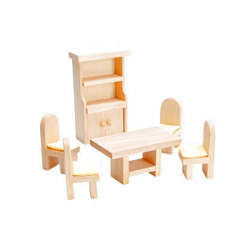 PlanToys Plan Toy Doll House Dining Room - Classic Style