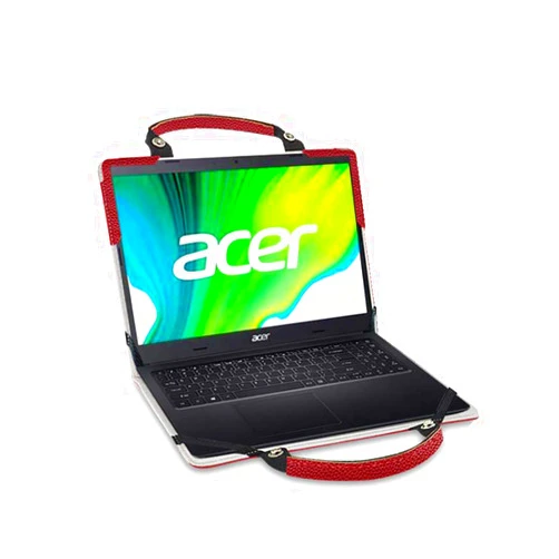 MAMA MOUTH Laptop Case Cover Sleeve for Acer Aspire 3 AMD 15 A315-43 A315-43-R934/Aspire 3 AMD 15 A315-24P A315-24P-R7VH A315-24PT-R90Z with Portable Bag with Bag Handle,Red