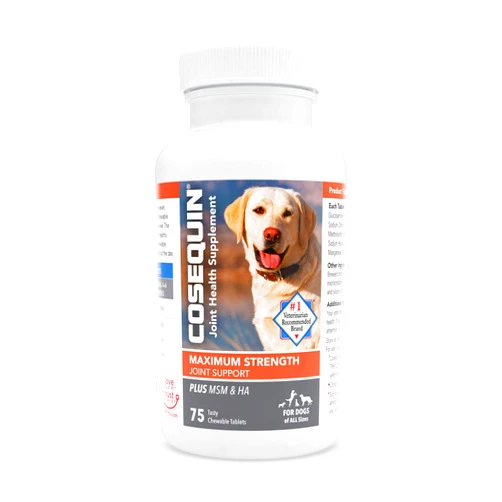 Nutramax Laboratories Cosequin® Maximum Strength PLUS MSM PLUS Hyaluronic Acid (HA)