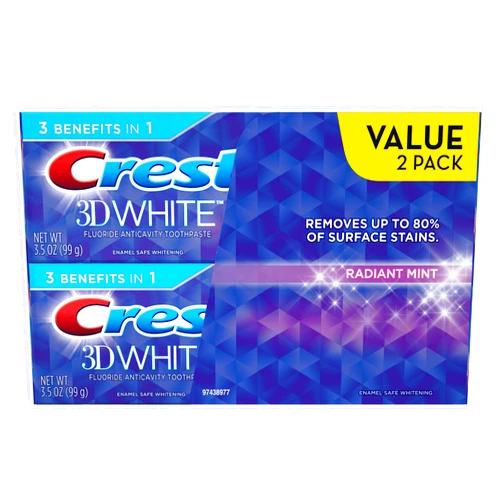 Crest 3D White Radiant Mint Whitening Toothpaste