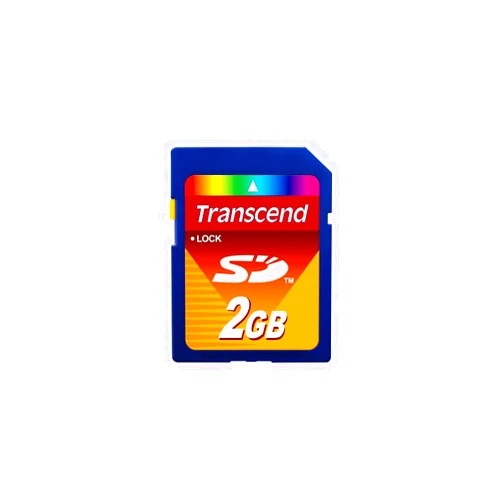 Transcend 2 GB SD Flash Memory Card (TS2GSDC)