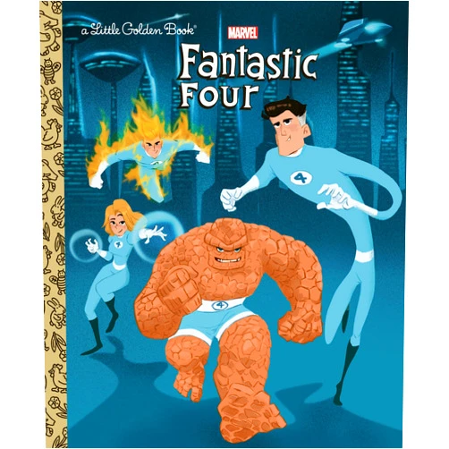 By Arie Kaplan (Author), Golden Books (Illustrator) Fantastic Four Little Golden Book (Marvel)