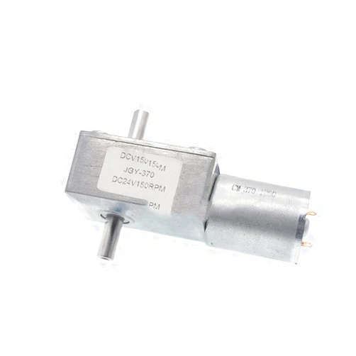 RFNYC Gearbox Hobby Small Dc 12v Motor, JGY370 Small Mini Dc Spindle Motor Gear, Dual axis Self-Locking Motor Gear Motor (Color : Motor, Size : 40rpm)