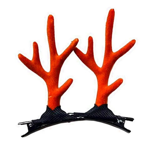 Patiky Antlers Hair Clips Hairpin Hair Accessories for Christmas Halloween Party Cosplay Costume SJR02