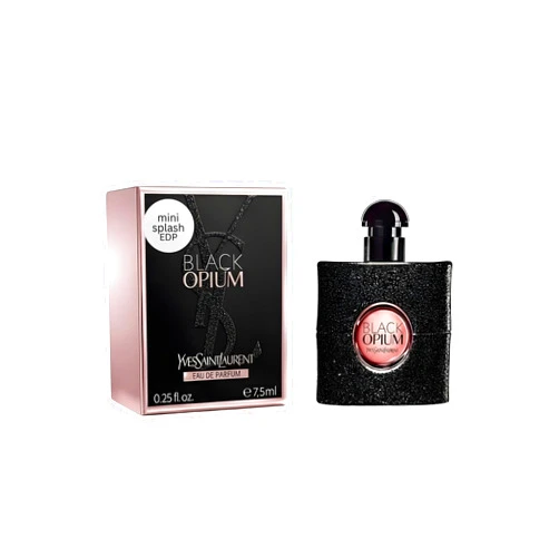 Yves Saint Laurent Black Opium Perfume for Women Mini EDP Splash 0.25 Ounce