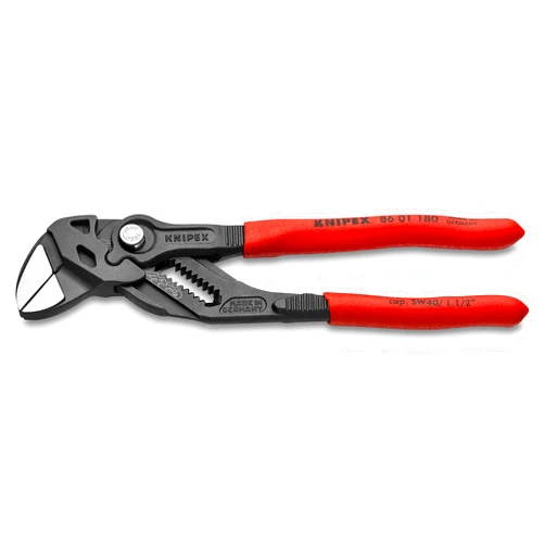 KNIPEX Tools - Pliers Wrench, Black Finish (8601180), 7 1/4-Inch