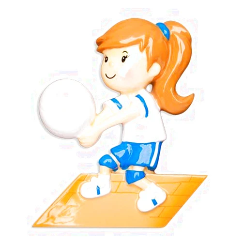 Polar X PolarX Sport Volleyball Girl Personalized Christmas Tree Ornament