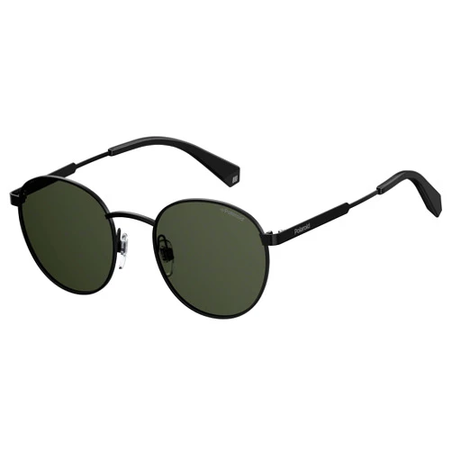 Polaroid Sunglasses PLD 2053/S Oval Sunglasses, Black/Polarized Gray, 51mm, 20mm