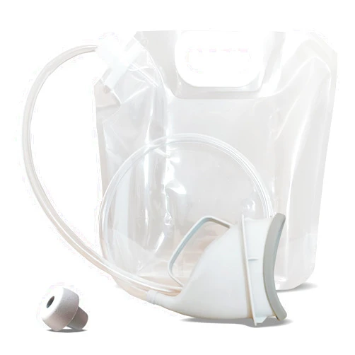 LP-sunshine Female Urinal Device, Portable Pee Funnel for Elderly Incontinence Home Hospital Emergency Camping Car Travel with 2500 ml Urine Bag (Silicone Tube)