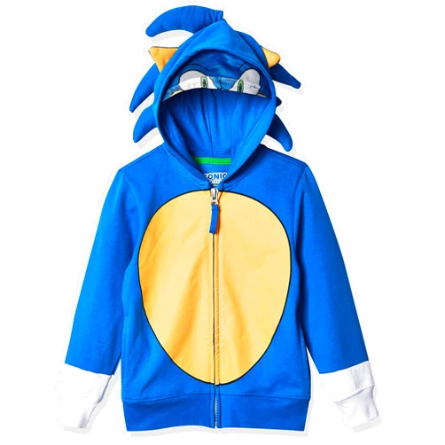 SEGA Kids' Sonic The Hedgehog Costume Hoodie