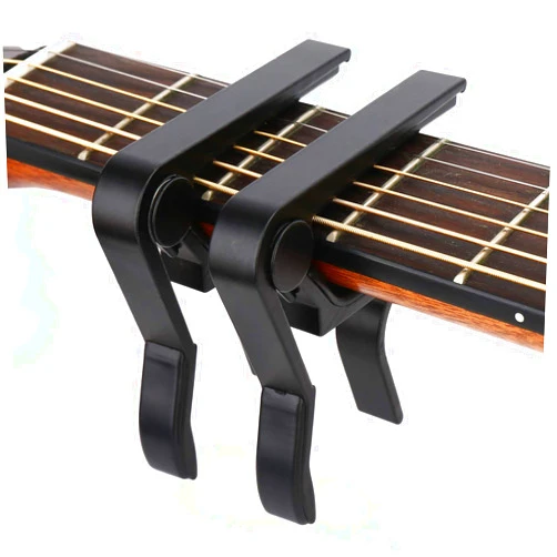 Safivot Guitar Capo 2 pack, Capo for Acoustic and Electric Guitar, Ukulele, Bass, Banjo, Mandolin