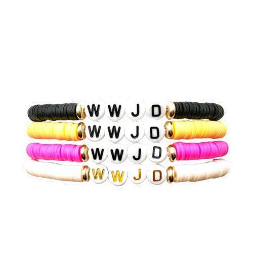 Taichell 4Pcs WWJD Bracelets for Men What Would Jesus do Bracelets Leather WWJD Bracelets Pack for Women