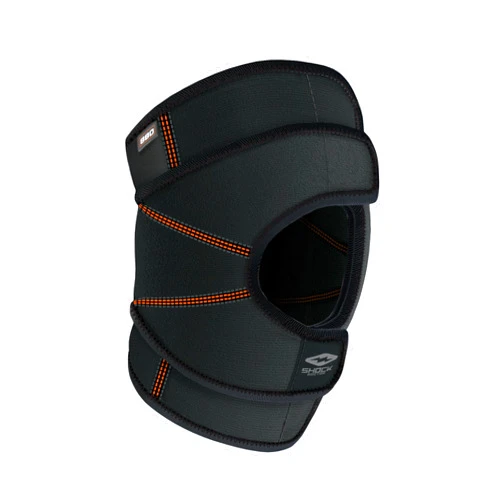 Shock Doctor Knee Brace Wrap, Knee Support Stabilizes Patella, Provides Comfortable & Lightweight Compression to Stabilize Muscles in The Knee, Single