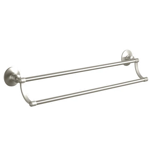 KOHLER K-11053-BN Archer Double Towel Bar, Vibrant Brushed Nickel