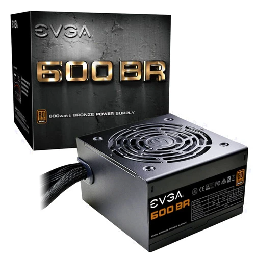 EVGA 600 BR, 80+ Bronze 600W, 3 Year Warranty, Power Supply 100- BR-0600-K1