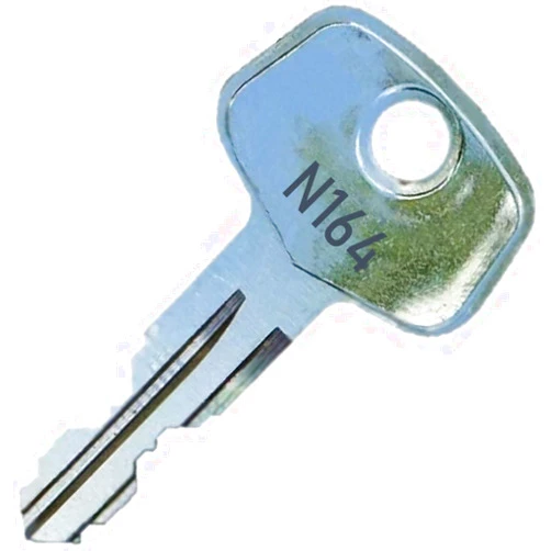 KeyFor Thule N164 Replacement Key - Roof Racks, Rails, Cargo Box, Carriers, Crossbars, Haulers, Bags (Codes N001-N250 or N001R-N250R) Better Than OEM!