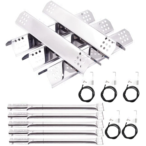 Hipoilk Replacement Parts for Jenn-Air 720-0727 720-0709B 720-0709 Grill Parts for Kitchenaid Grill 720-0709C 720-0893 860-0003 720-0826 Parts, Burners Heat Plates Tent Igniter Electrode