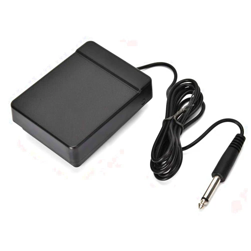 Rodipu Sustain Pedal, Electric Piano Pedal, 6.35mm Keyboard Pedal for Home Electric Piano Keyboard