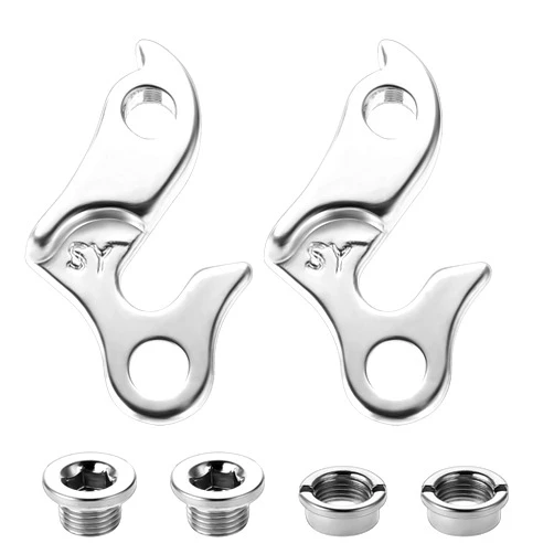 Mozeat Lens 2Pcs Bicycle Derailleur Hanger Universal Bicycle Bike Derailleur Hanger Frame Gear Tail Hook for Road Bike Mountain Bike Cyclocross Bike