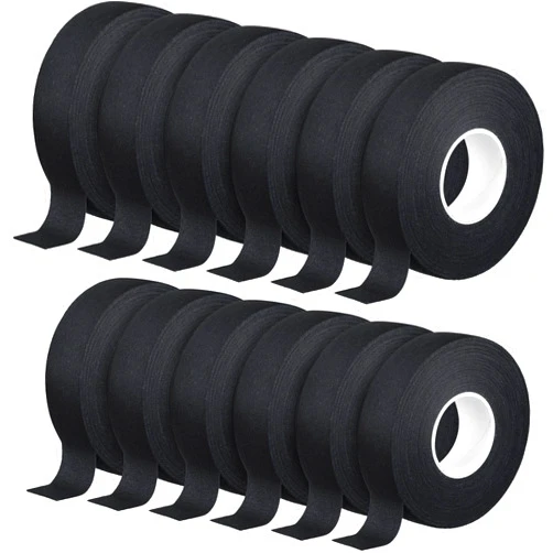 Leelosp 12 Roll Hockey Tape Multipurpose Cloth Tape, 1 Inch 21 Yards Bat Grip Tape Athletic Tape Blade and Handle Hockey Stick Tape for Lacrosse Baseball Bat Sports Gifts Accessories Equipment
