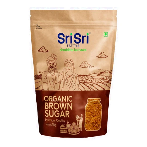 Natuor Organic Brown Sugar - 1kg (Pack of 1) - Natural & Refined Cane Sugar - Prime Quality - Rich in Minerals