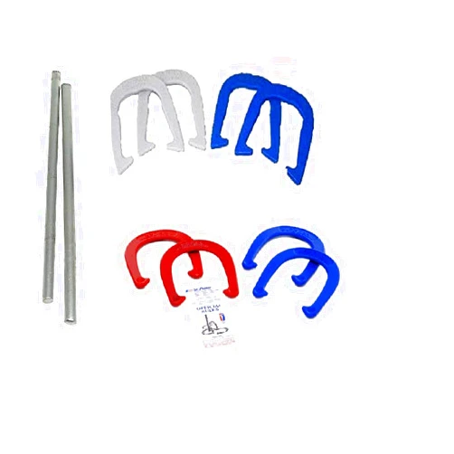 St. Pierre Set of St. Pierre Tournament Regulation Stakes, Professional Horseshoes Set, and Royal Horseshoe Set