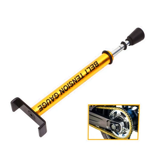 Gugxiom Belt Tension In Gauge, Belt Gauge Tool, Adjustable 10 Pounds, with L Shaped Pad, Motorcycle Belt Tension Tool