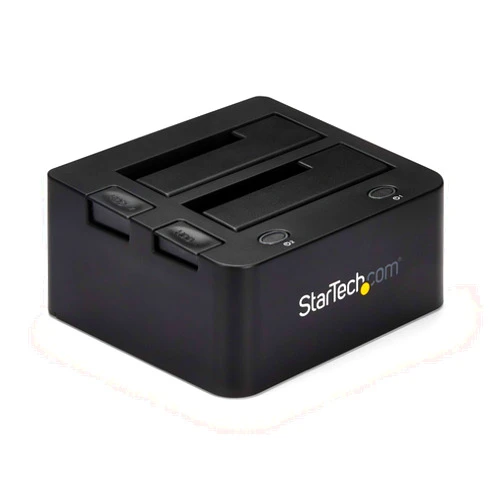 StarTech.com Dual-Bay USB 3.0 to SATA and IDE Hard Drive Docking Station, USB Hard Drive Dock, External 2.5/3.5