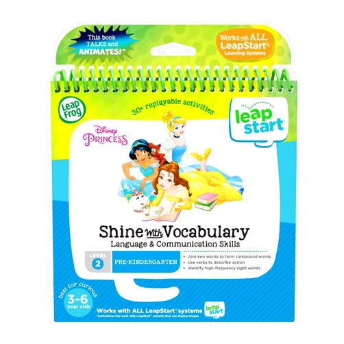 LeapFrog LeapStart 3D Disney Princess Shine with Vocabulary Book