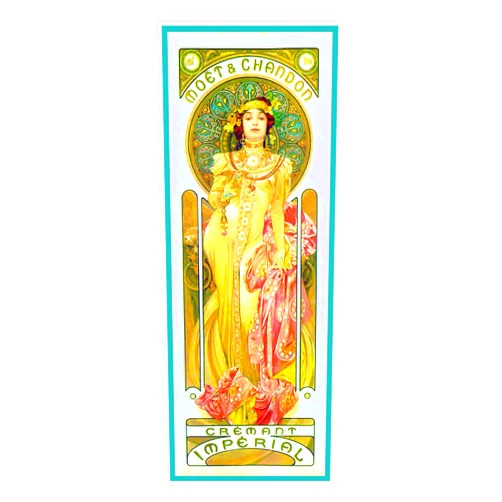 Orenco Originals Moet Chandon Champagne by Alphonse Mucha Counted Cross Stitch Pattern