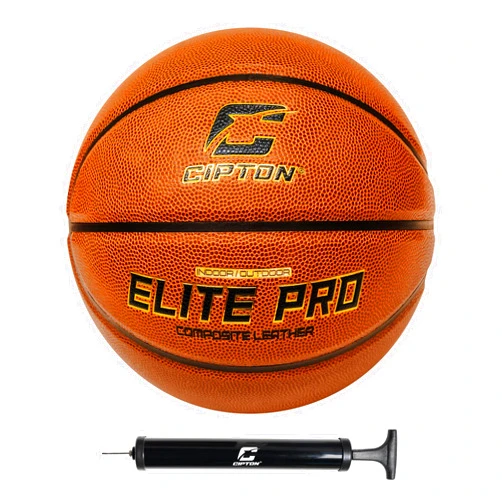 Cipton Basketball, Indoor and Outdoor Basketball, Basketball Pump Included, Official Size Composite Leather Basketballs