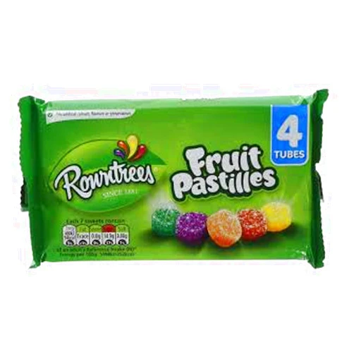 Nestle BRITISH ROWNTREES FRUIT PASTILLES PACK OF 4