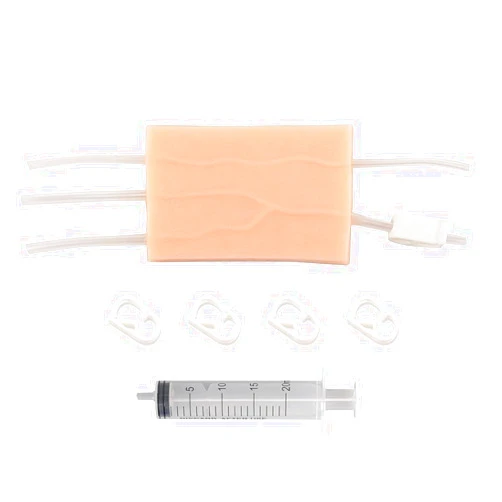 Ultrassist IV Insertion/Injection Training Pad with Simulated Dermatoglyph and Raised Veins, Injection Practice Pad for Nursing Student Training, Practice and Education