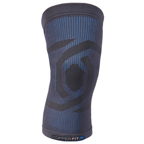 Copper Fit Mobilizer Knee Sleeve – ProSeries with Removable Side Stabilizers Knee Support for Advanced Recovery – Mobility, Knee Pain, Swelling, Inflammation, Circulation, Arthritis, Tendonitis (L/XL)
