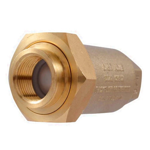 Cash Acme 3/4 Inch BF1 Dual Check Valve with Female Unions, Brass Plumbing Fitting, BF13434
