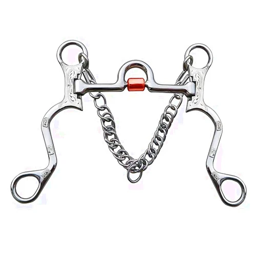 JDBLGJD Stainless Steel Horse Bit,Pelham Bit,Horse Mouth Bit Stainless Steel Butt Horse Gag Snaffle Bit,Equestrian Bit Set, Stainless Steel with Copper Rollers, Pelham Style