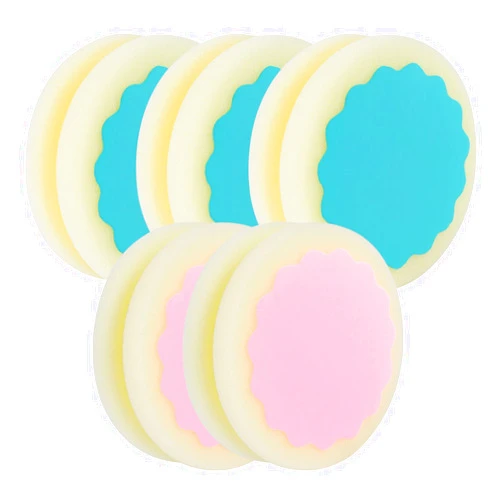 Kqcibz 5 Pieces Depilation Pads Painless Hair Removal Sponge for Face Leg Arm Body, Reusable Physical Hair Removal Tool