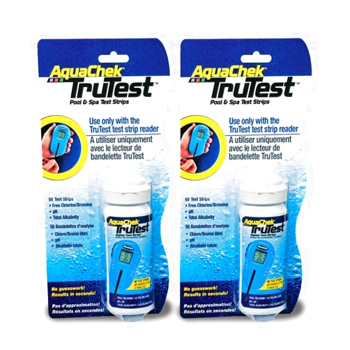 AquaChek 512082-02 TruTest Digital Test Strip Refills for Swimming Pools, 50-Count, 2-Pack