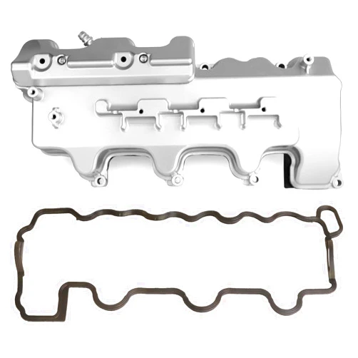 MITZONE Upgrade Aluminum Valve Covers Left and Right Compatible with Mercedes ML350 ML320 E320 SLK320 CLK320 C320 C280 C240 1998-2005 Left Driver Side