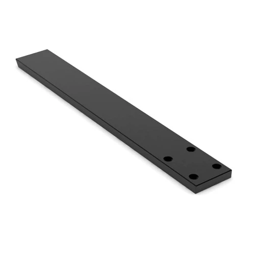 IRONSUPPORTS.COM Iron Supports Hidden Flat Countertop Bracket - Heavy Duty Straight Bracket for Granite Countertops - Bar Top & Kitchen Island Support Brackets (Matte Black - 16
