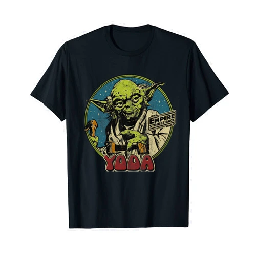 Star Wars Vintage Yoda Logo T-Shirt