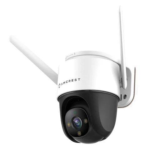 Amcrest 4MP Outdoor PT WiFi IP Camera Pan Zoom (Digital 16x) SmartHome WiFi Camera Security Speed Dome, Motorized Tilt, 98ft Nightcolor, (2.4Ghz), 107º FOV, IP66, 4MP, ASH47-W
