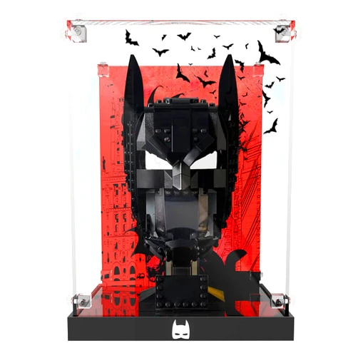 PIPART Acrylic Display Case for Lego 76182 DC Batman Cowl Building Set, Display Case ONLY, Lego Model NOT Included