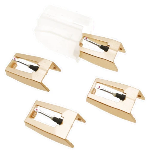 Zentect Vinyl Record Player Needles - Zentect Upgraded Golden Record Needle Diamond Turntable Stylus Replacement for Crosley Jensen Ion Victrola Phonograph (Pack of 4)